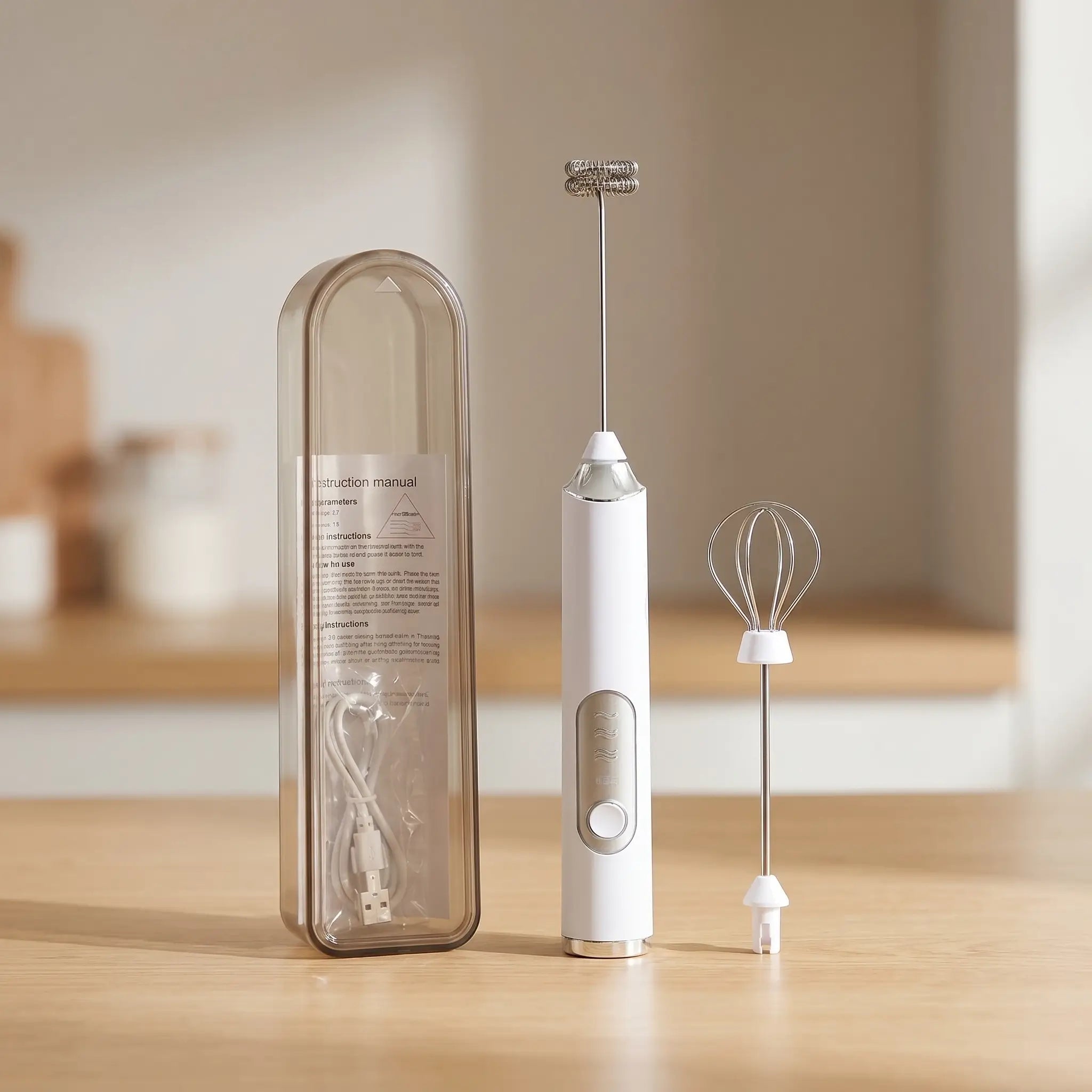 Yominobo Rechargeable Handheld Milk Frother for Cafe - Quality Foam - YomiNobo