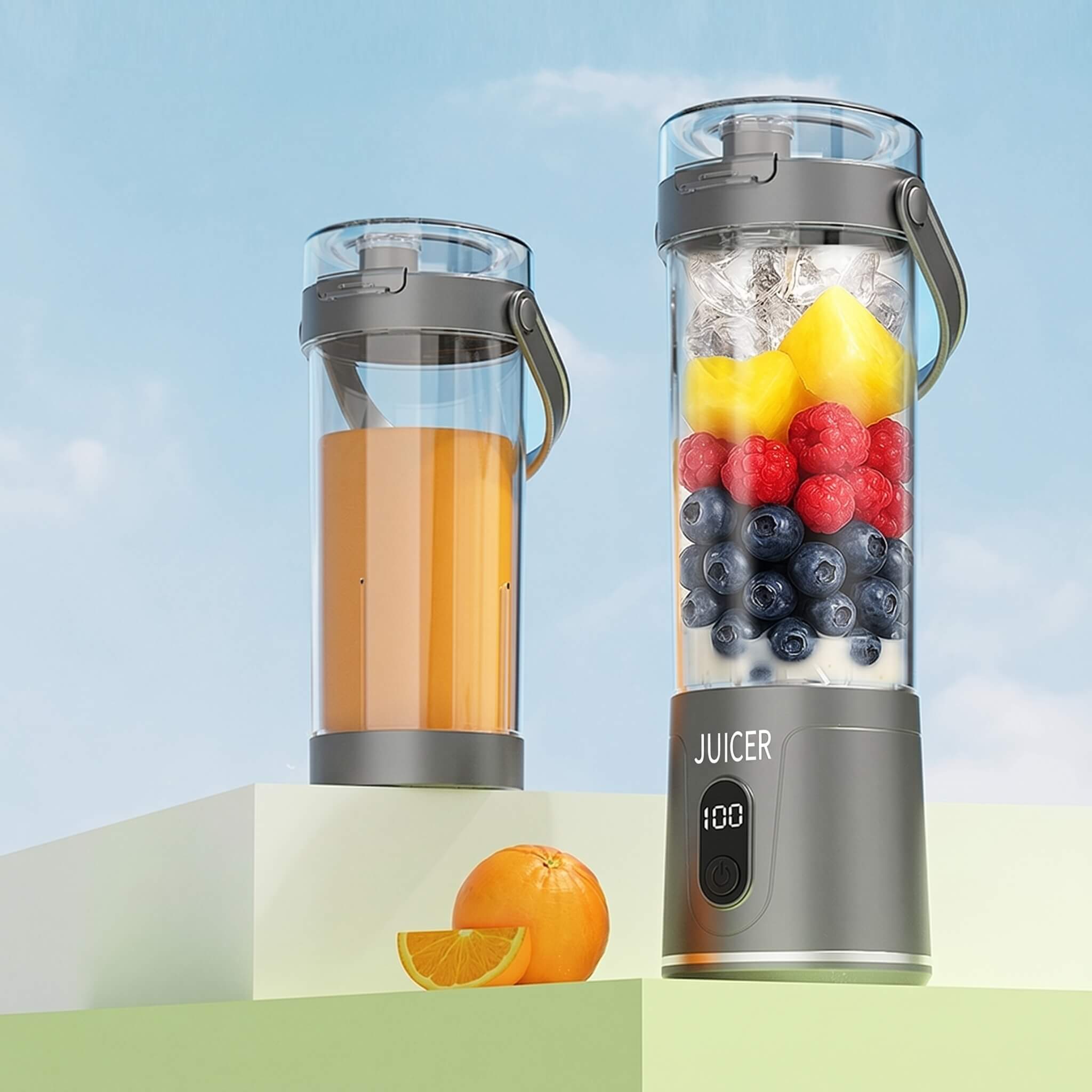 Fresh Juice Blender Portable 600ml - YomiNobo