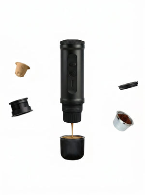 Travel Espresso Machine with Case-Black - YomiNobo