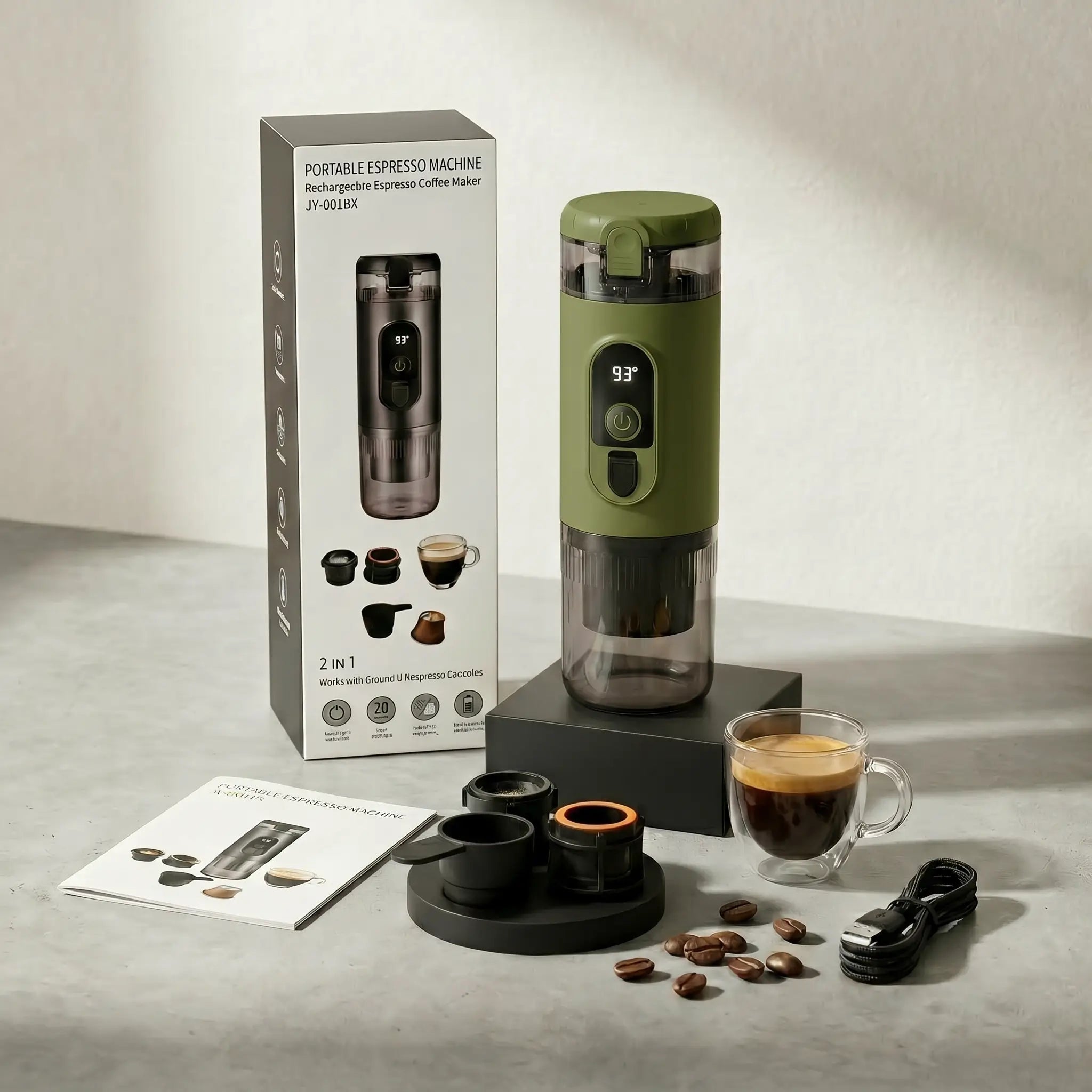 YomiNobo 20 Bar Portable Espresso Maker - YomiNobo