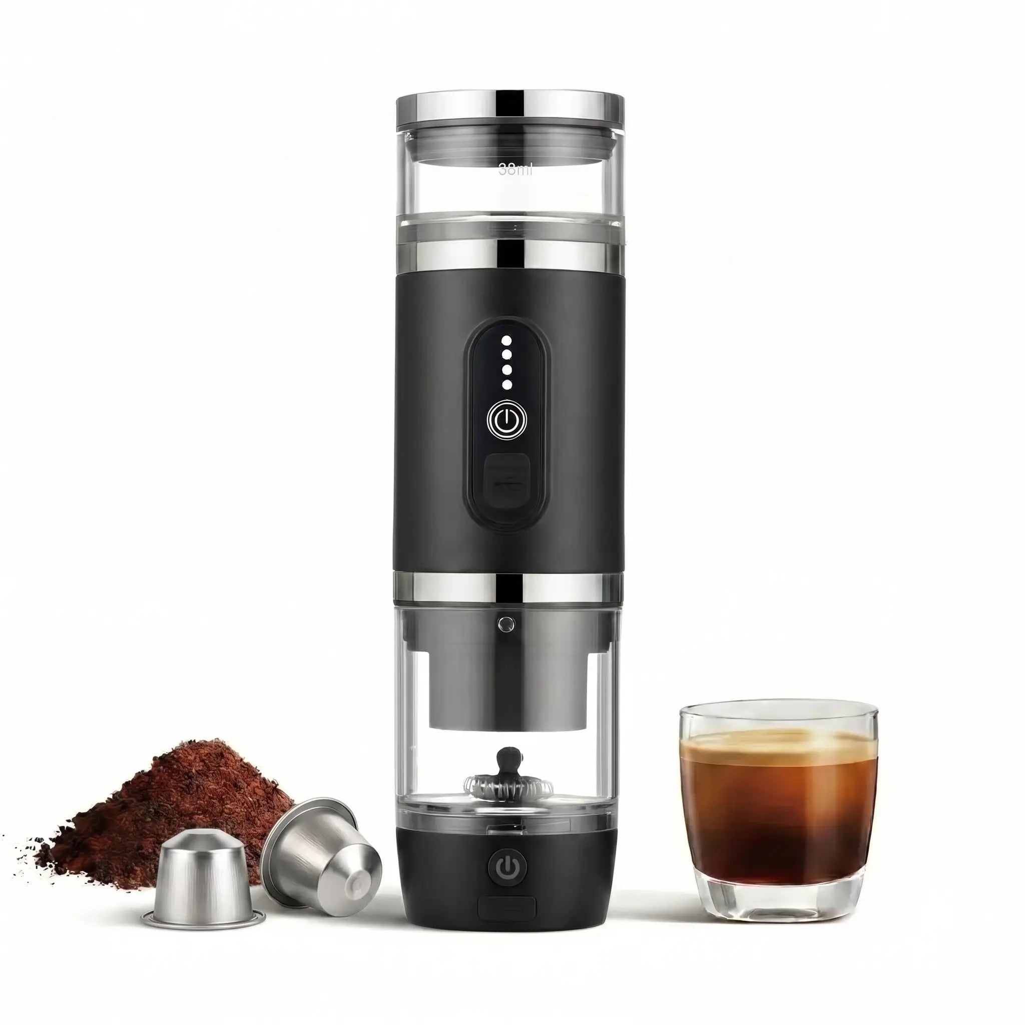 YomiNobo 3 - in - 1 Portable Espresso Machine | 20 Bar & Milk Frother - YomiNobo