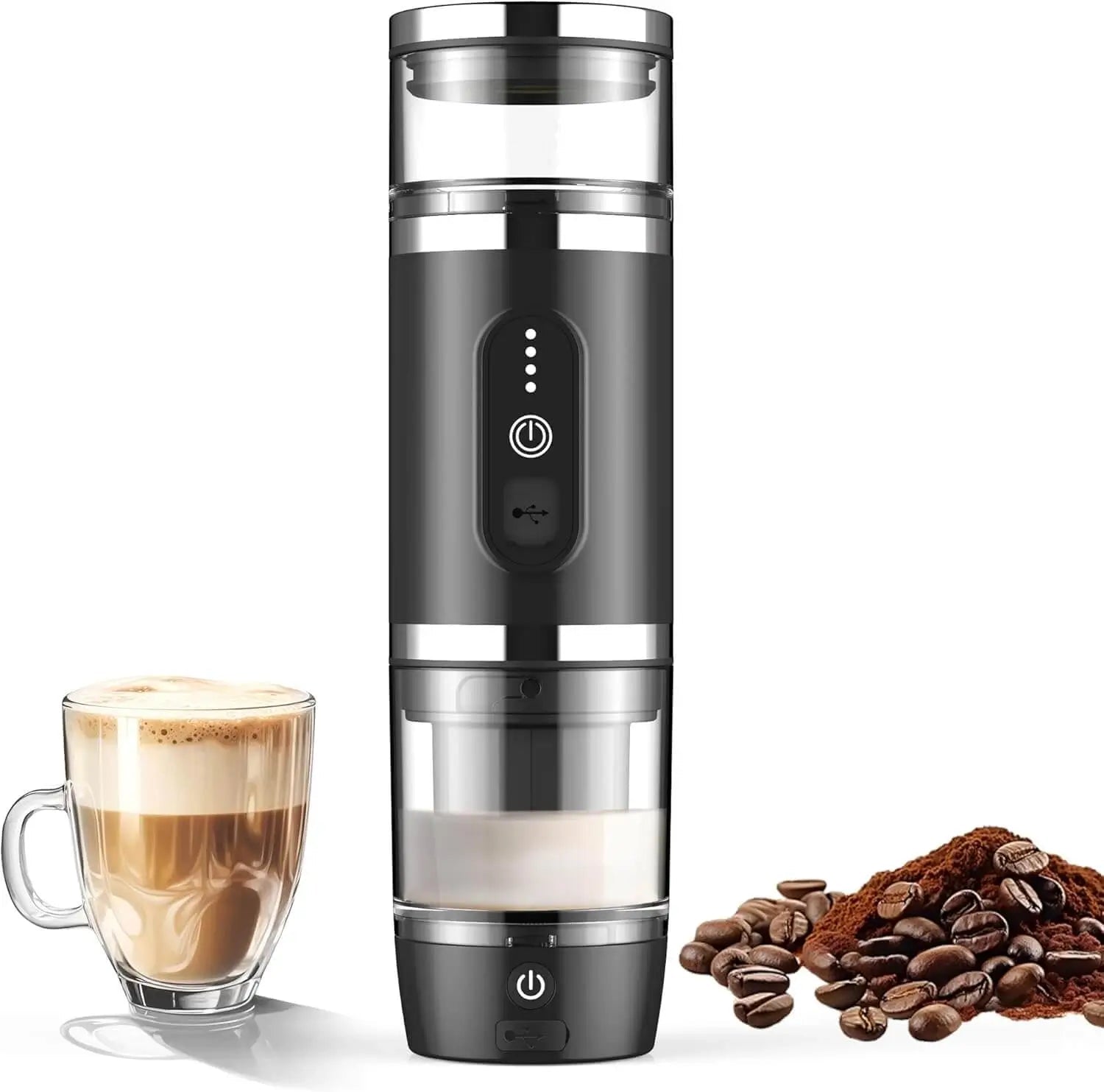 YomiNobo 3 - in - 1 Portable Espresso Machine | 20 Bar & Milk Frother - YomiNobo