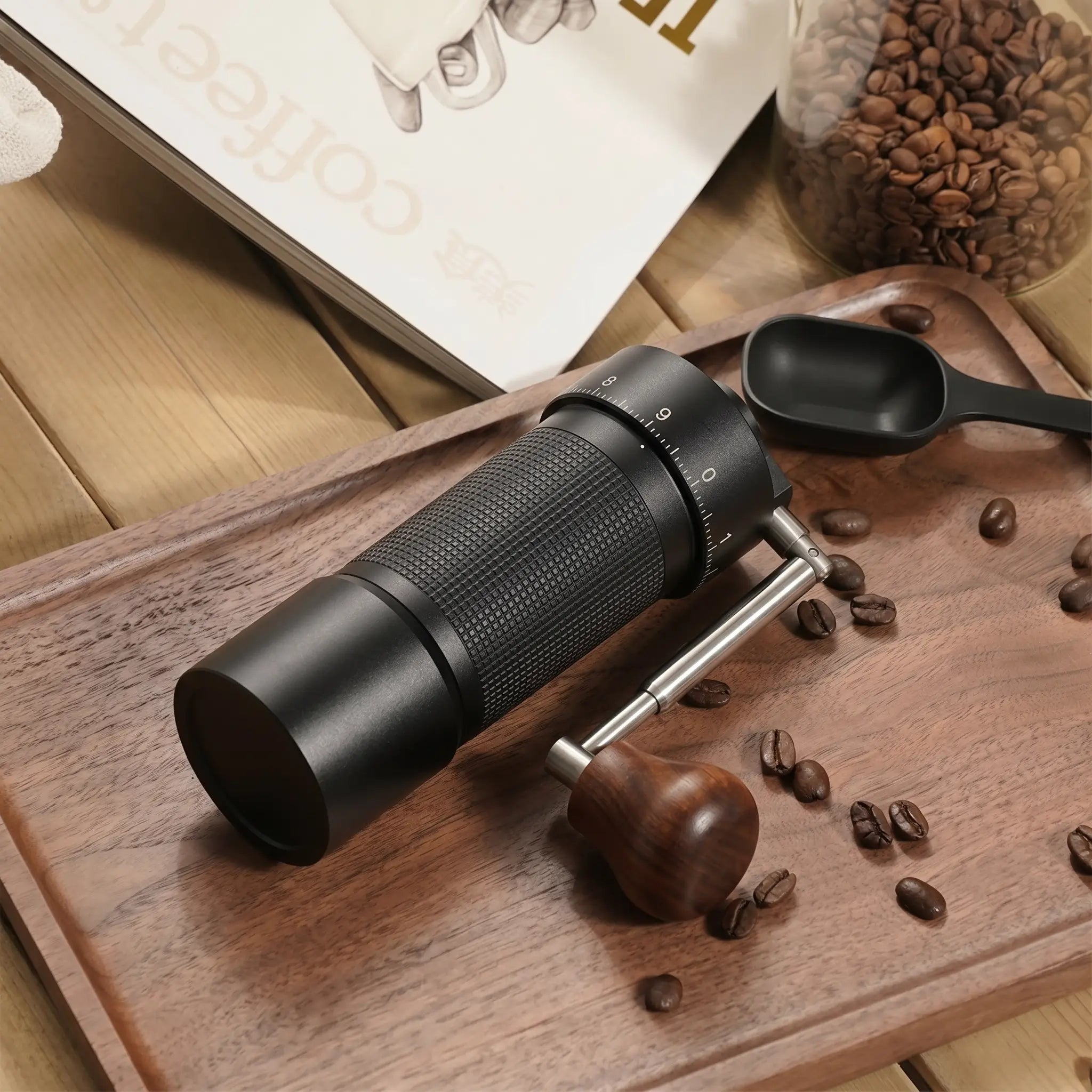 YomiNobo Manual Coffee Grinder - 25g Capacity Professional Hand Mill - YomiNobo