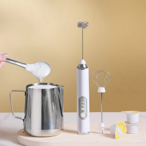 Yominobo Rechargeable Handheld Milk Frother for Cafe - Quality Foam - YomiNobo